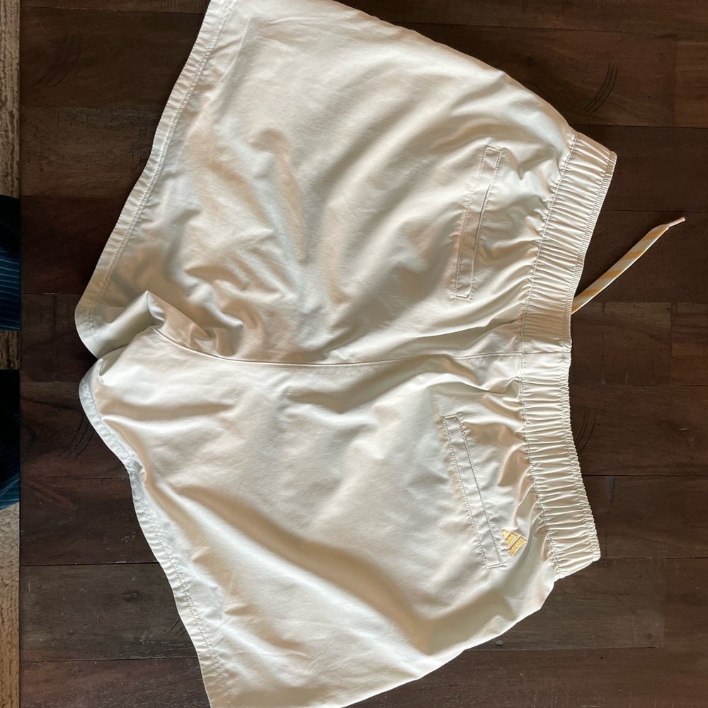 adidas Women's Cream Athletic Shorts